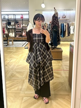 「アイテム（カーディガン/ボレロ）」を使った、gyannu0807さん（レディース・165cm）の夏コーディネート