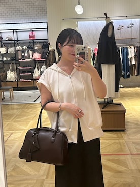 「アイテム（ボストンバッグ）」を使った、gyannu0807さん（レディース・165cm・20代）の夏コーディネート
