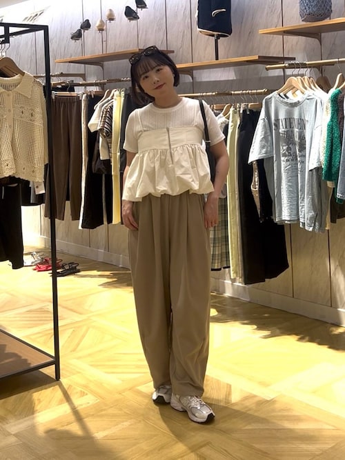 gyannu0807(LOWRYS FARM イオンモール新小松)|LOWRYS FARMのキャミソールを使ったコーディネート - WEAR
