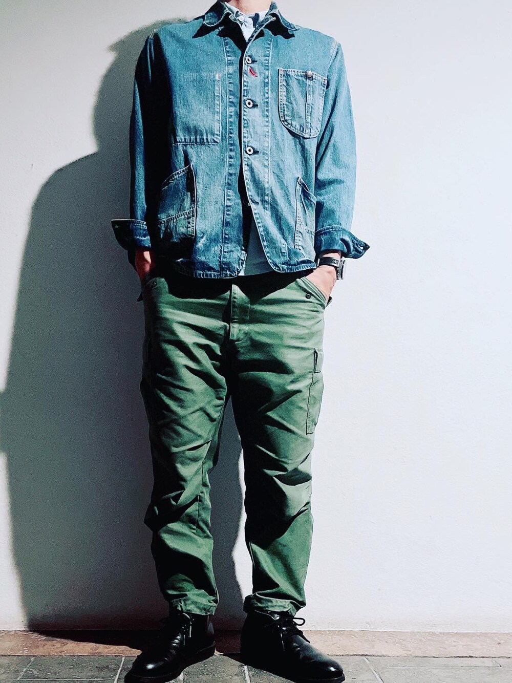 yuya55555｜DESCENDANTのカーゴパンツを使ったコーディネート - WEAR