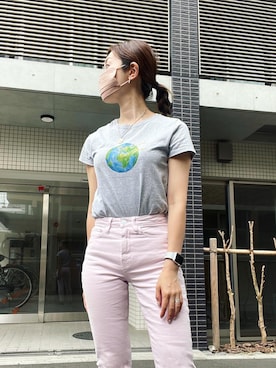 Satokoさん（レディース・159cm）の夏コーディネート