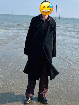 「Needles（ニードルス）のアイテム」を使った、chigaunyoさん（メンズ・175cm）の冬コーディネート