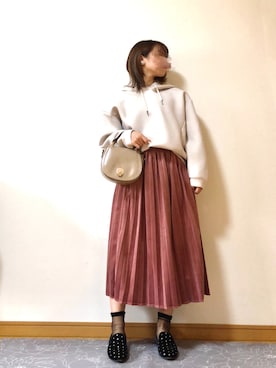 「Yves Saint Laurent（イヴサンローラン）のアイテム（スリッポン）」を使った、⁂miko⁂さん（レディース・148cm）の秋コーディネート