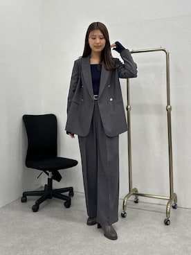 EBINAさん（レディース・166cm）の冬コーディネート
