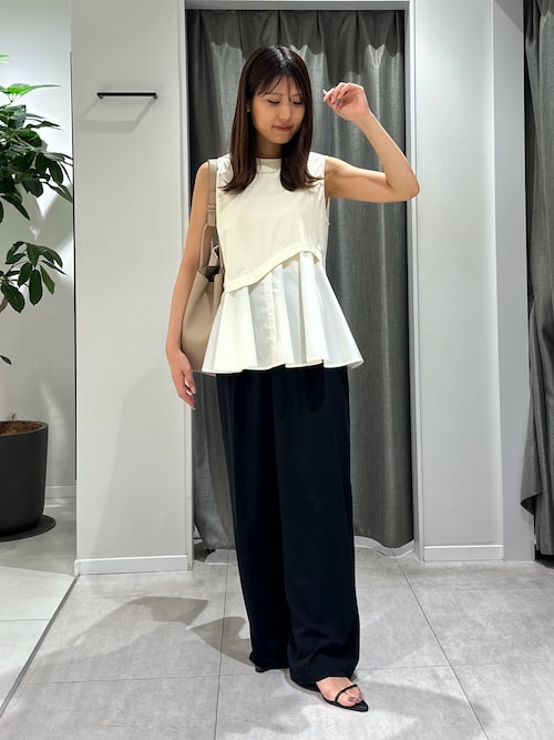 tシャツ アシメペプラムノースリーブT レディース COLLAGE GALLARDAGALANTE tシャツ アシメペプラムノースリーブT