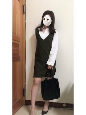 「TAS（タス）のアイテム」を使った、winnine998さん（レディース・161cm）の冬コーディネート