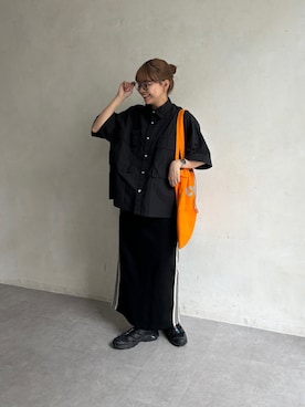 「アイテム（スカート）」を使った、FUKAさん（レディース・157cm・20代）の春コーディネート