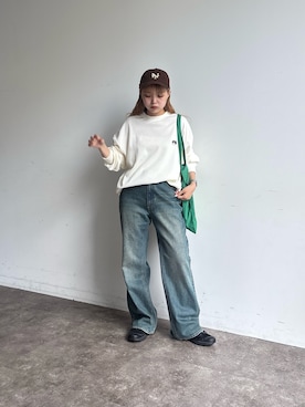 「CPCM」｜FUKAさん（レディース・157cm）の夏コーディネート