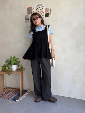 FUKAさん（レディース・157cm）の夏コーディネート