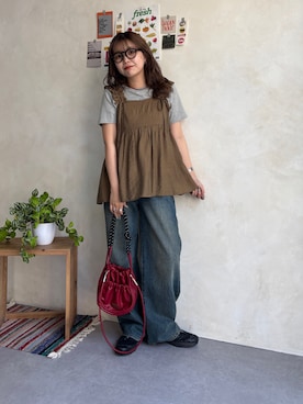 FUKAさん（レディース・157cm）の夏コーディネート