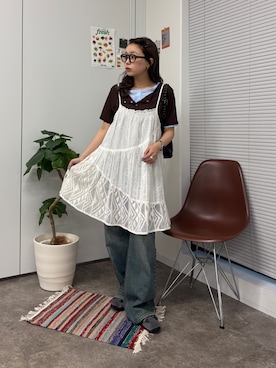 FUKAさん（レディース・157cm）の春コーディネート