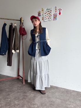 FUKAさん（レディース・157cm）の春コーディネート