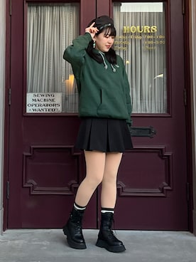 「アイテム（ヘアアクセサリー）」を使った、sstokimekiさん（レディース・160cm）の冬コーディネート