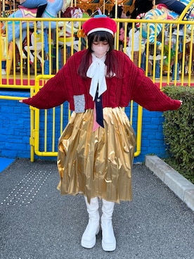 「NICE CLAUP（ナイスクラップ）のアイテム」を使った、sstokimekiさん（レディース・160cm）の秋コーディネート