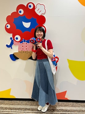 「アイテム（その他シューズ、ホワイト系）」を使った、sstokimekiさん（レディース・160cm）の秋コーディネート