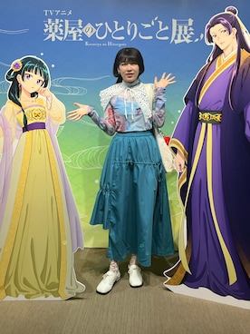 「アイテム（付け襟）」を使った、sstokimekiさん（レディース・160cm）の夏コーディネート