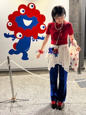 「jouetie（ジュエティ）の厚底メリージェーンスニーカーソールバレエシューズ（スニーカー）」を使った、sstokimekiさん（レディース・160cm）の秋コーディネート