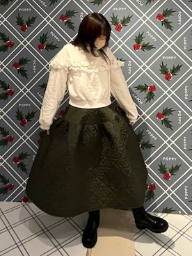 「merry jenny（メリージェニー）のアイテム（ブーツ）」を使った、sstokimekiさん（レディース・160cm）の冬コーディネート