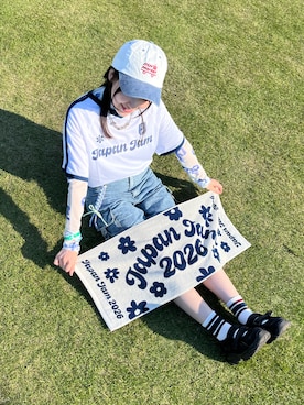 「Java（ジャバ）のアイテム（サンダル）」を使った、sstokimekiさん（レディース・160cm）の夏コーディネート