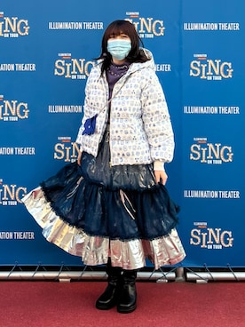 「merry jenny（メリージェニー）のアイテム（ブーツ）」を使った、sstokimekiさん（レディース・160cm）の冬コーディネート