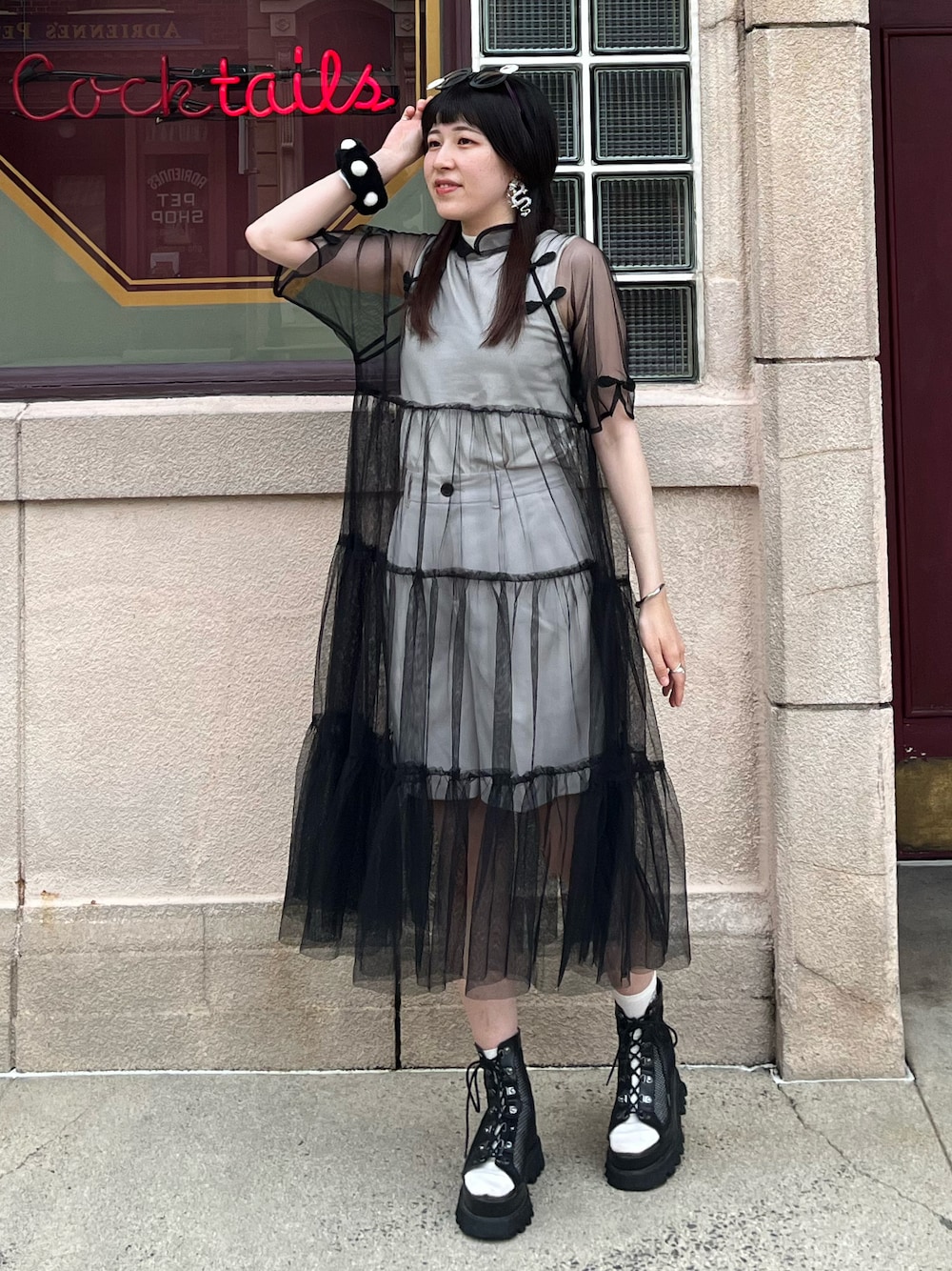 HARE（ハレ）の「メッシュレースUPブーサン(HARE)（サンダル
