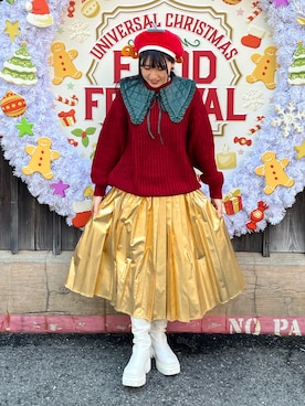 「アイテム（カチューシャ）」を使った、sstokimekiさん（レディース・160cm）の冬コーディネート