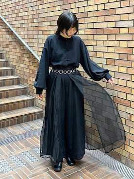 「NICE CLAUP（ナイスクラップ）のアイテム」を使った、sstokimekiさん（レディース・160cm）の秋コーディネート