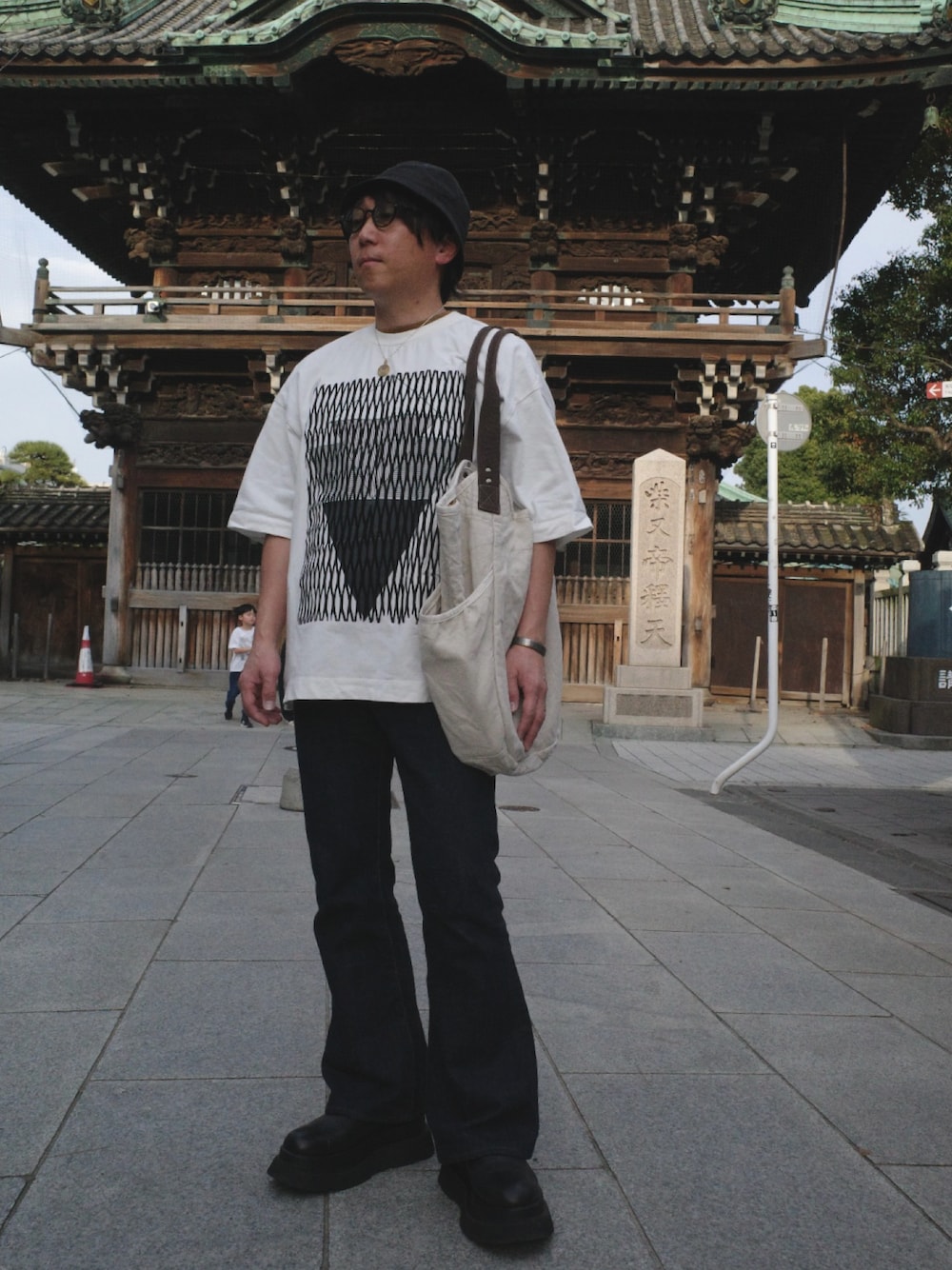 eYe JUNYA WATANABE MANのトートバッグを使った人気ファッション