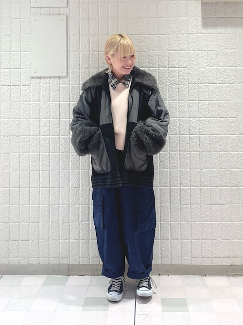 Panther Droppers ×Us Wネームジャケット ネイビー Panther Droppers