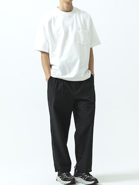 「SLICK（スリック）のアイテム」を使った、SLICKTOKYOさん（メンズ・185cm）の夏コーディネート
