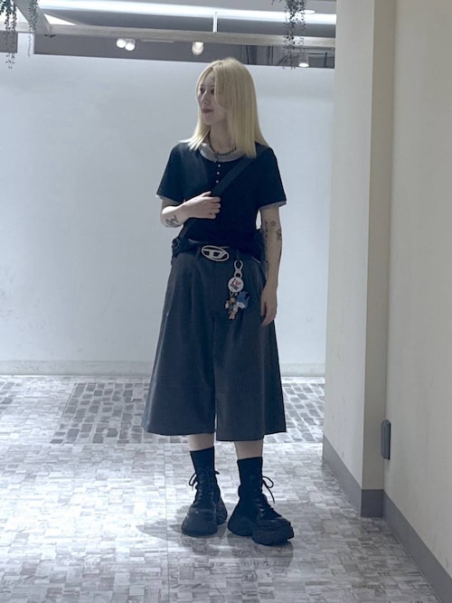 美品★PAGEBOY レースアップソックスブーツ Lサイズ ブラック 厚底 厚底なのに軽い/3サイズ展開】レースアップソックスブーツ | [公式