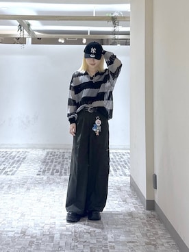 「PAGEBOY（ページボーイ）のアイテム（帽子）」を使った、みはるんさん（レディース・160cm）の春コーディネート