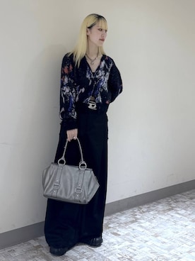 「PAGEBOY（ページボーイ）のWZIPボストンバッグ【500mlペットボトル収納可能/2WAY】（ボストンバッグ、その他）」を使った、みはるんさん（レディース）の秋コーディネート