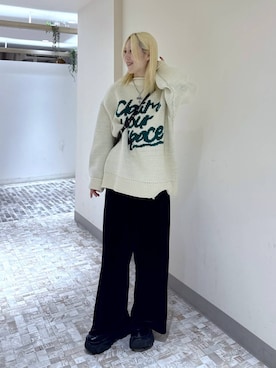 「おでかけ」｜みはるんさん（レディース・160cm）の冬コーディネート