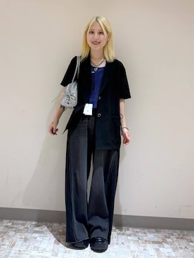「アイテム（テーラードジャケット）」を使った、みはるんさん（レディース・160cm・20代）の夏コーディネート