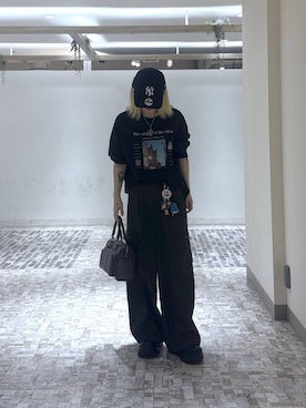 「PAGEBOY（ページボーイ）のアイテム（帽子）」を使った、みはるんさん（レディース・160cm）の春コーディネート