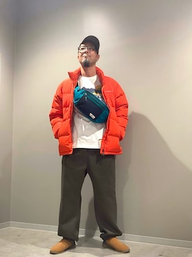 「Eddie Bauer（エディーバウアー）のアイテム」を使った、ebhibiyaさん（メンズ・173cm）の秋コーディネート