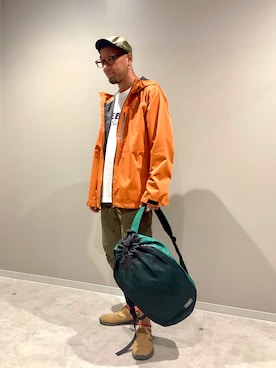 「アイテム（バックパック/リュック）」を使った、ebhibiyaさん（メンズ・167cm）の夏コーディネート