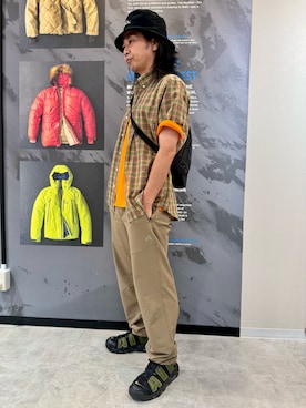 「アイテム（ボディバッグ/ウエストポーチ）」を使った、ebhibiyaさん（メンズ・167cm）の夏コーディネート