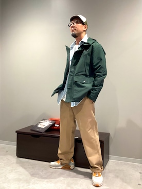 「アイテム（ボディバッグ/ウエストポーチ）」を使った、ebhibiyaさん（メンズ・173cm）の秋コーディネート