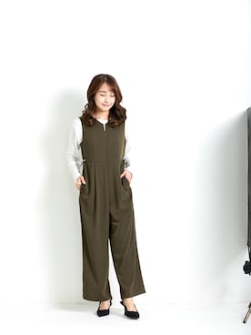 「nissen（ニッセン）のアイテム」を使った、yuuiさん（レディース・152cm）の春コーディネート