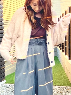 「nissen（ニッセン）のアイテム」を使った、yuuiさん（レディース・152cm）の秋コーディネート