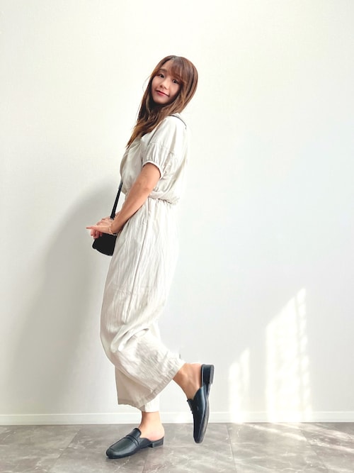 パンツ KANDY 小さいサイズ ワッシャーギャザーワイドパンツ 低身長さん・小柄