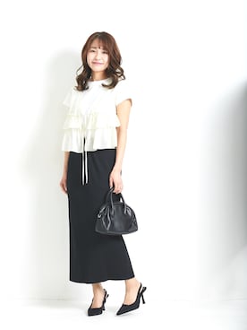 「nissen（ニッセン）のアイテム」を使った、yuuiさん（レディース・152cm）の春コーディネート