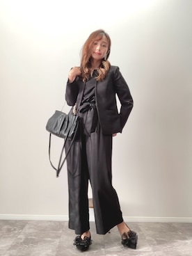 「アイテム（スーツセット）」を使った、yuuiさん（レディース・152cm）の秋コーディネート