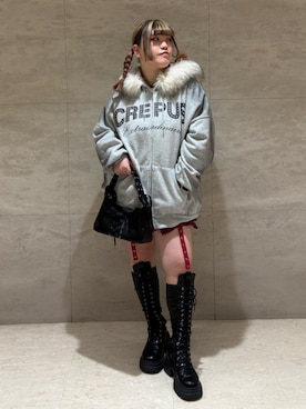 YUZUKAさん（レディース・154cm）の冬コーディネート