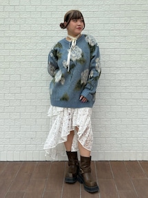 プラットフォームショートエンジニアブーツ｜ジュエティ（jouetie