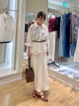 「アイテム（ファッション雑貨）」を使った、onoさん（レディース・157cm）の秋コーディネート