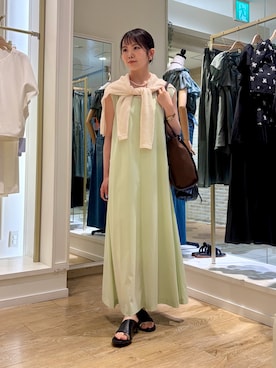 「grace grace （グラスグラス）のアイテム」を使った、onoさん（レディース・157cm）の夏コーディネート