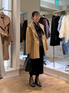 「アイテム（レッグウェア）」を使った、onoさん（レディース・157cm）の秋コーディネート